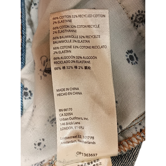 Pilcro by Anthropologie Jeans Women’s 18W Plus Blue Denim Straight Leg Stretch - Picture 15 of 16